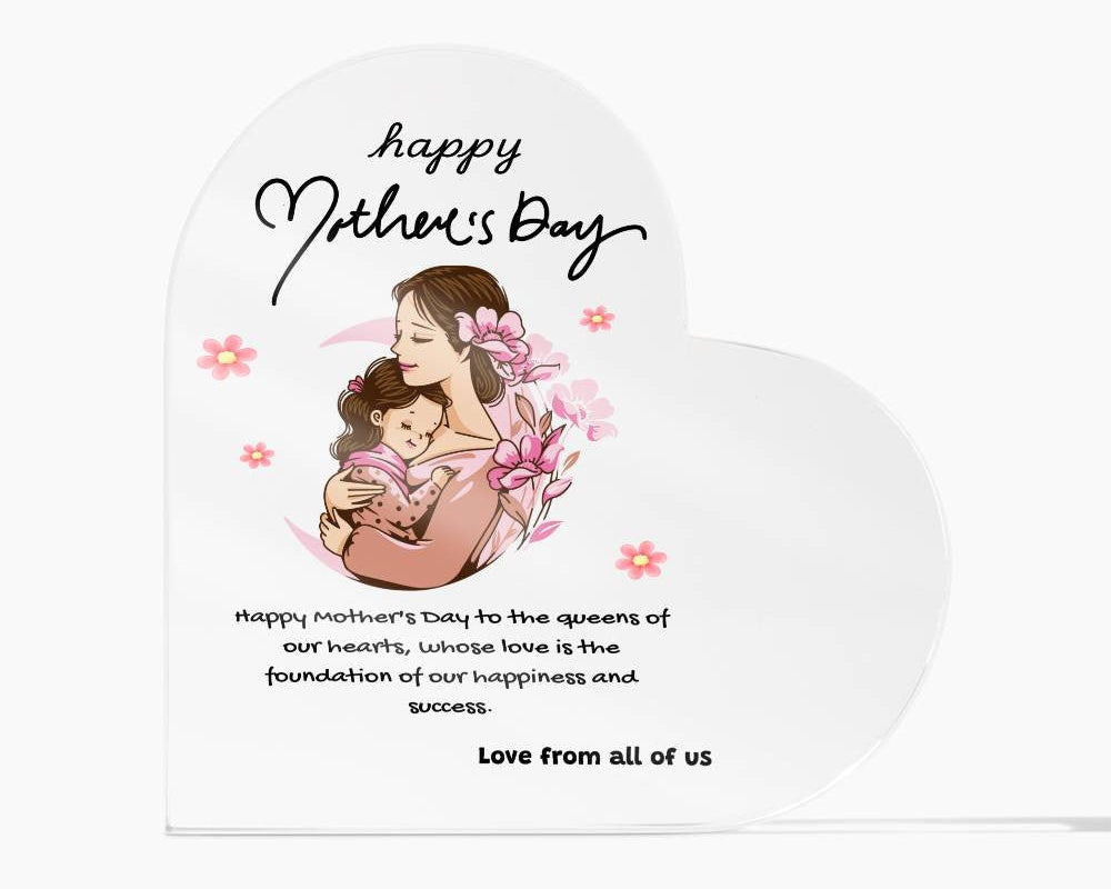 Happy Mother's Day | Acrylic Heart Plaque