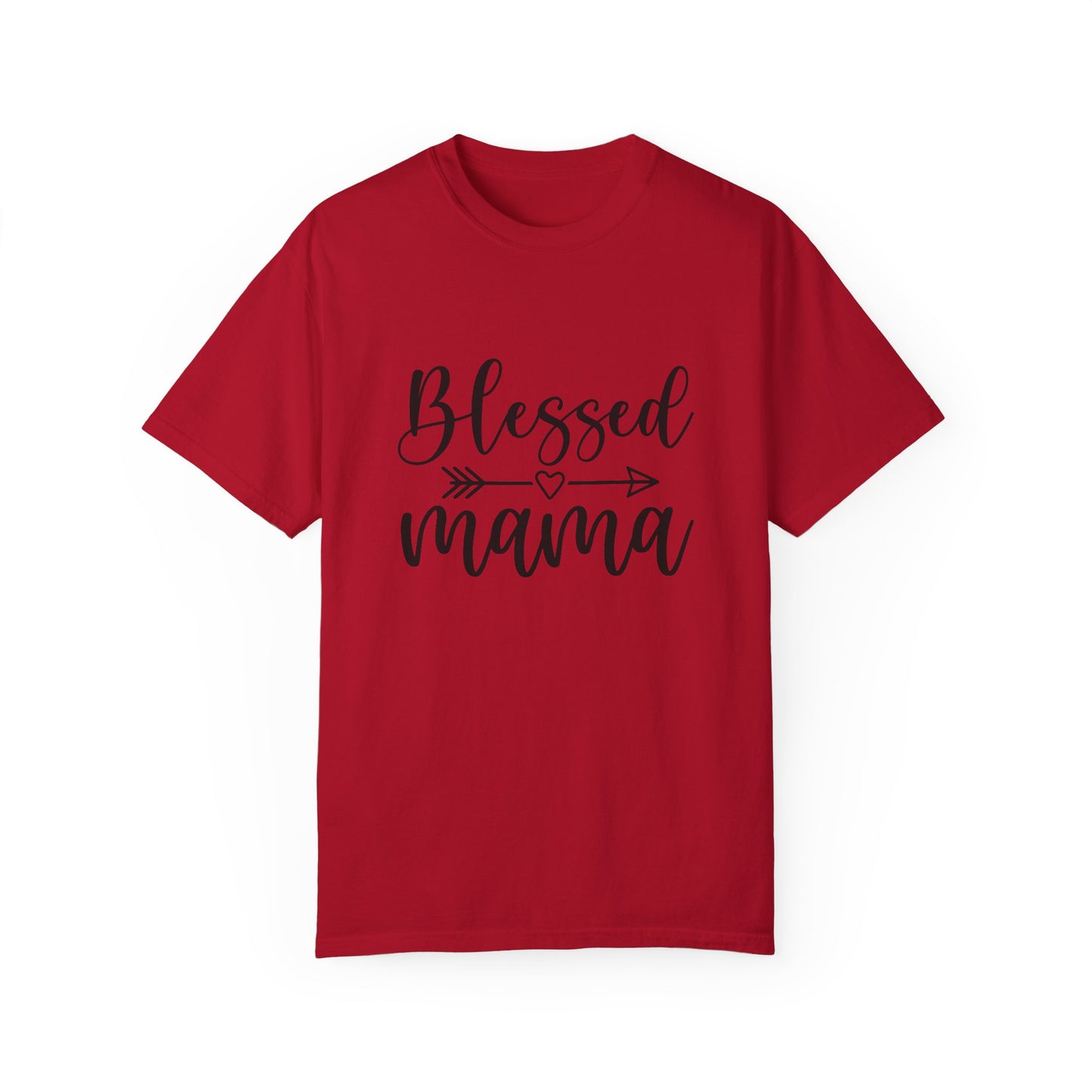 Blessed Mama Unisex Garment-Dyed T-shirt