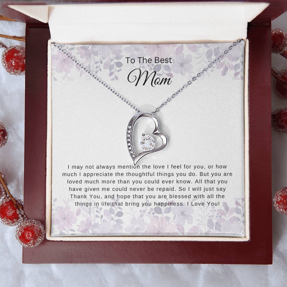 To The Best Mom |  I Love You - Necklace PWB