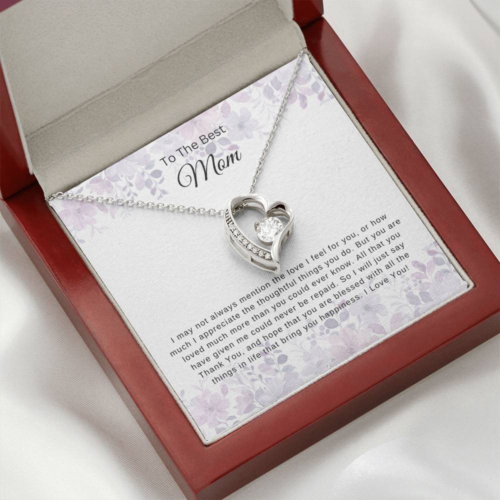 To The Best Mom |  I Love You - Necklace PWB