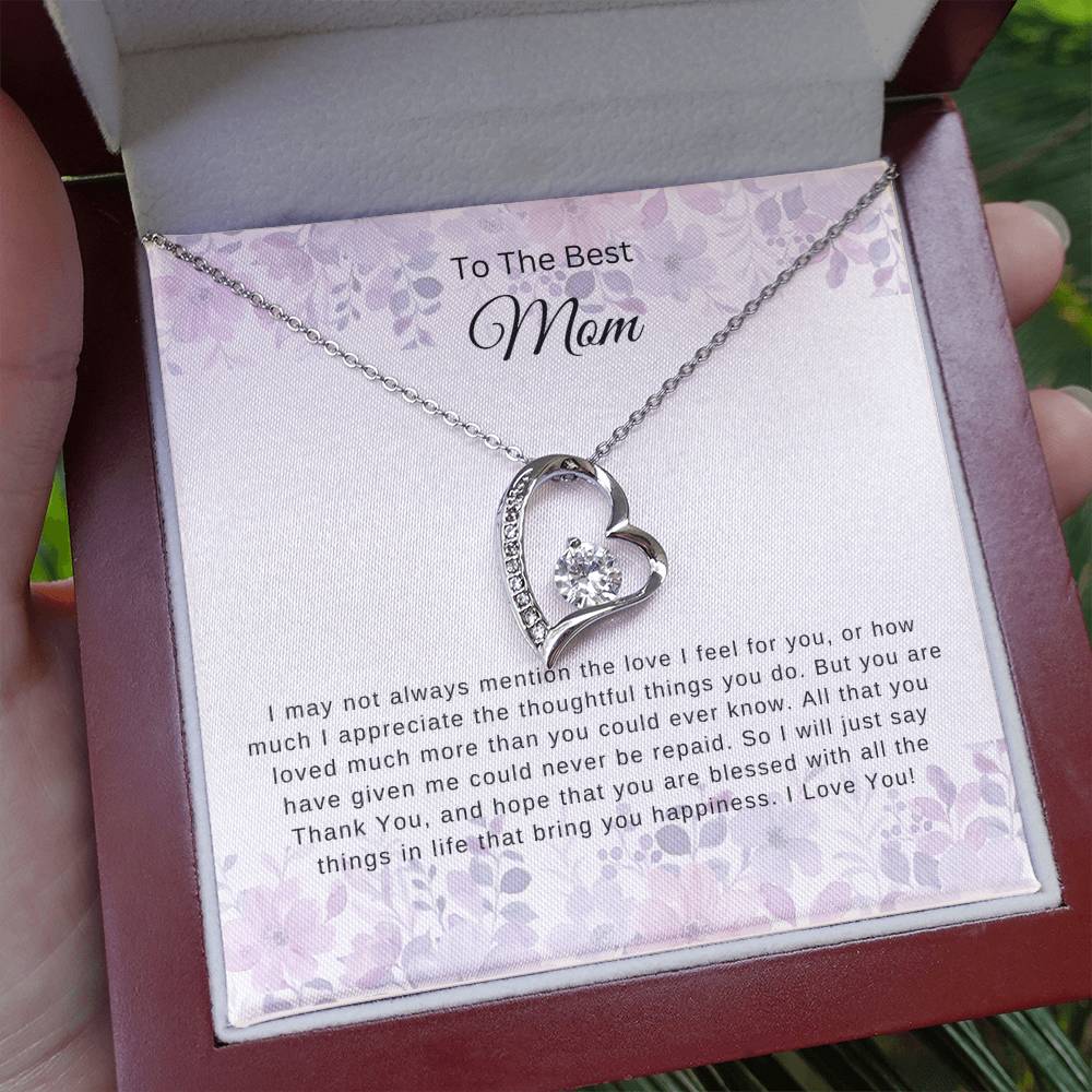 To The Best Mom |  I Love You - Necklace PWB