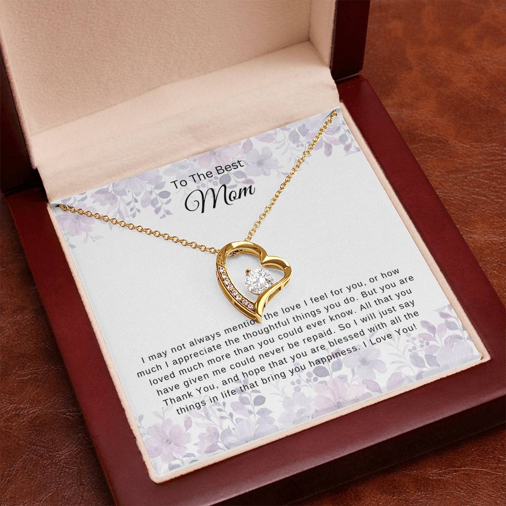 To The Best Mom |  I Love You - Necklace PWB