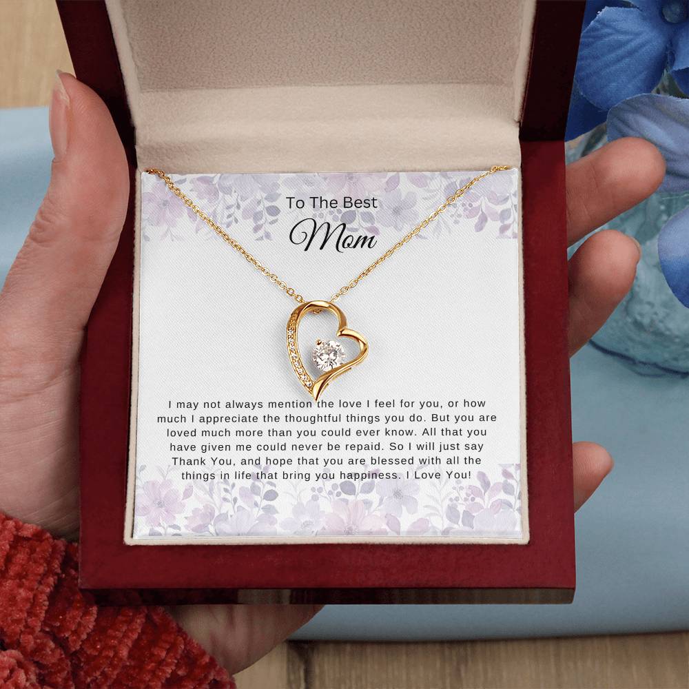 To The Best Mom |  I Love You - Necklace PWB