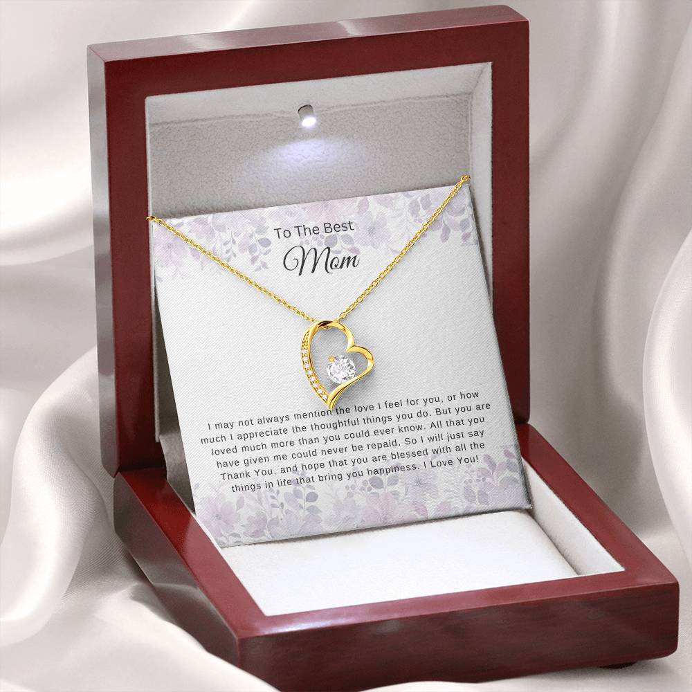 To The Best Mom |  I Love You - Necklace PWB