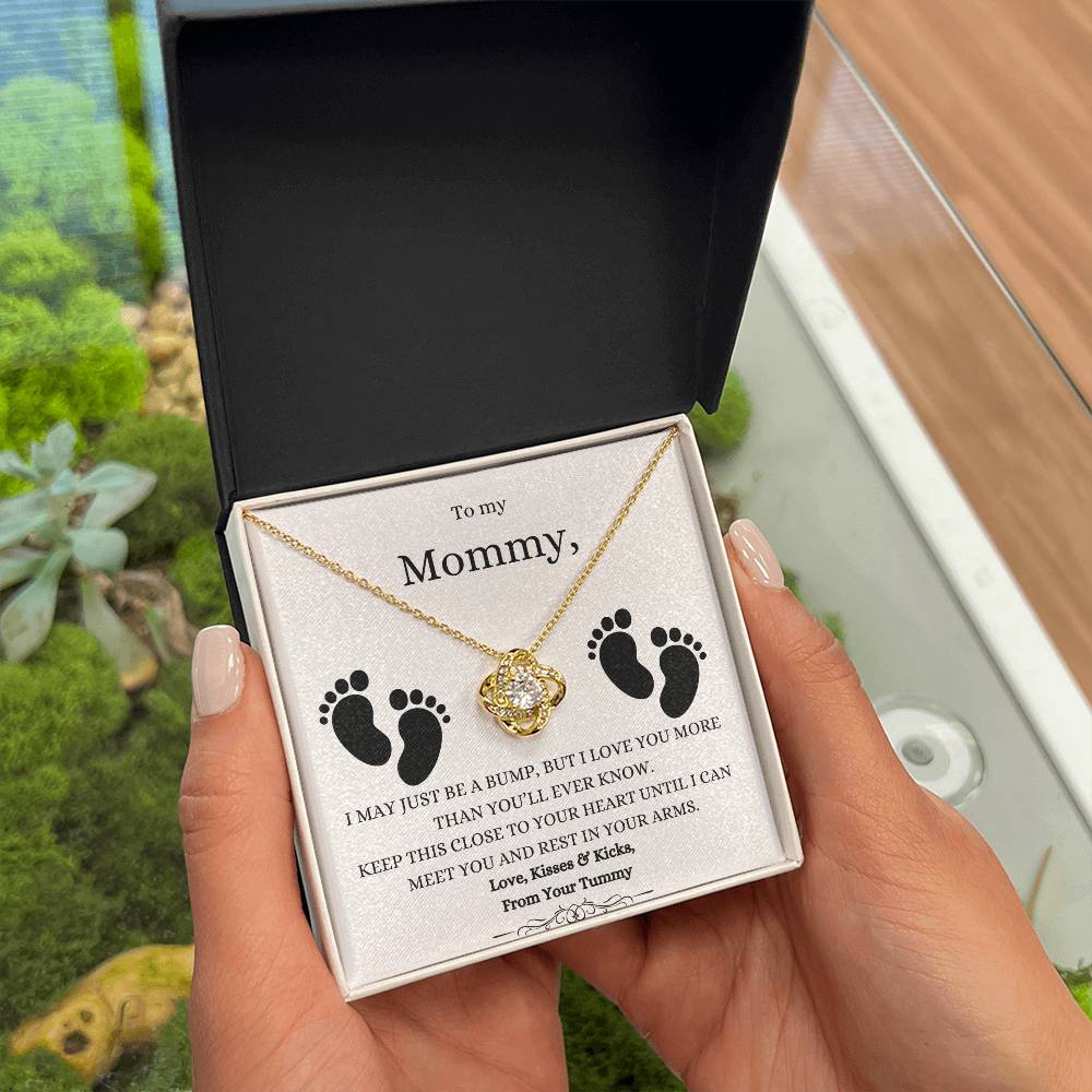 To My Mommy | From Your Tummy - Necklace WB