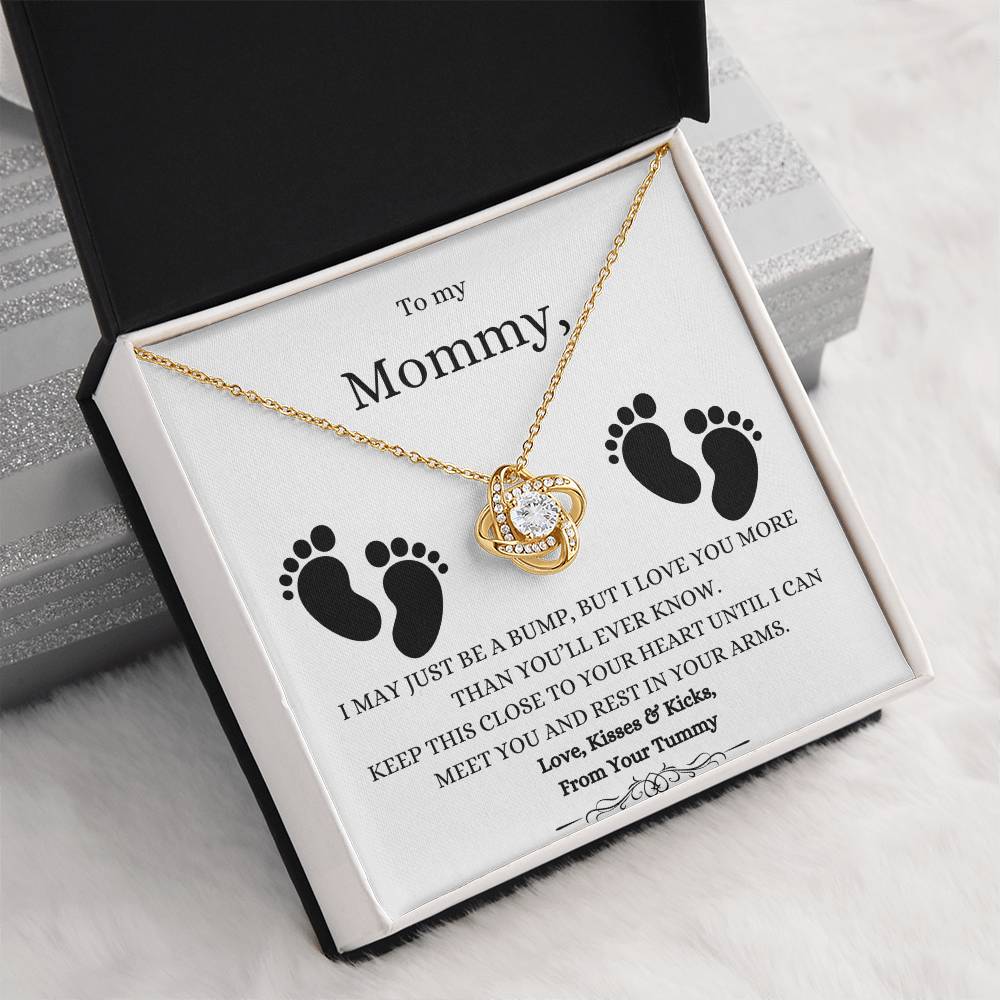 To My Mommy | From Your Tummy - Necklace WB