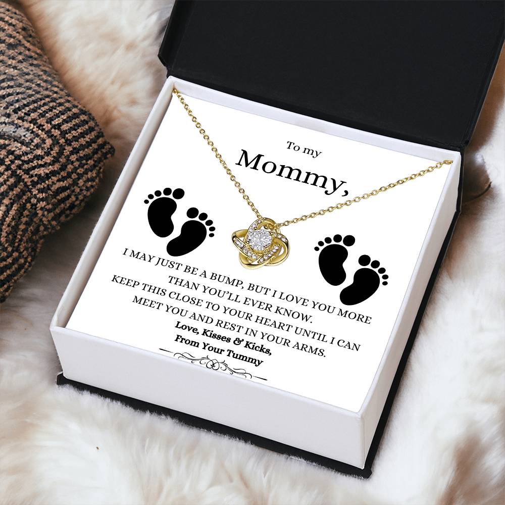 To My Mommy | From Your Tummy - Necklace WB