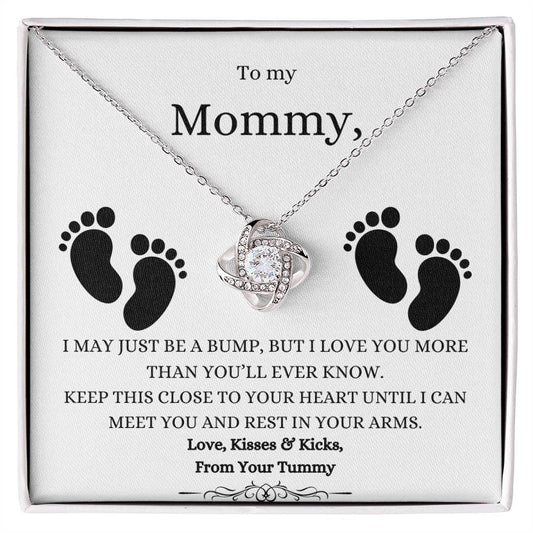 To My Mommy | From Your Tummy - Necklace WB