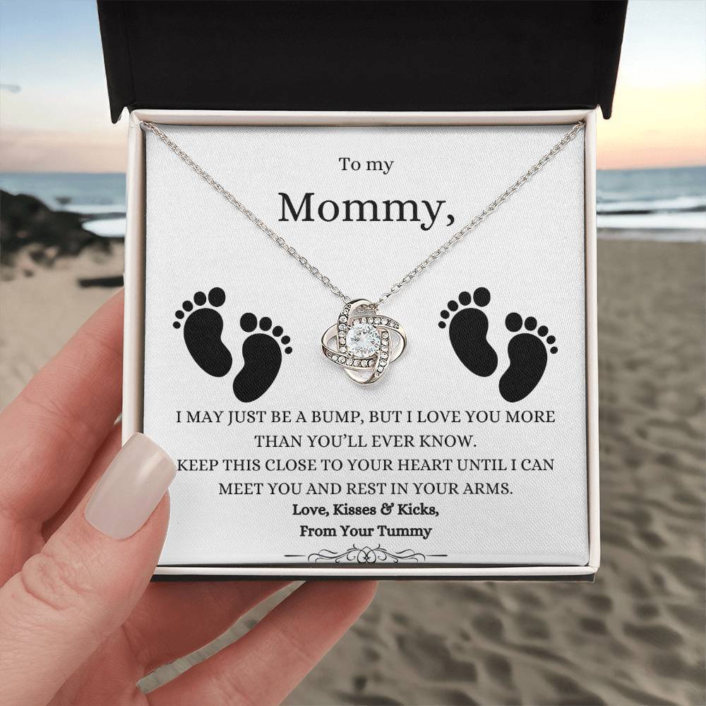 To My Mommy | From Your Tummy - Necklace WB