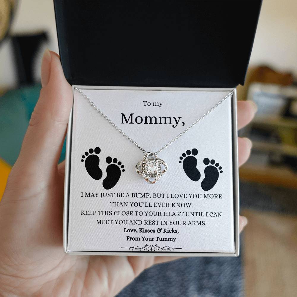 To My Mommy | From Your Tummy - Necklace WB