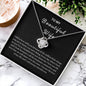 To My Beautiful Wife | You Are the Love of My Life - Necklace BW