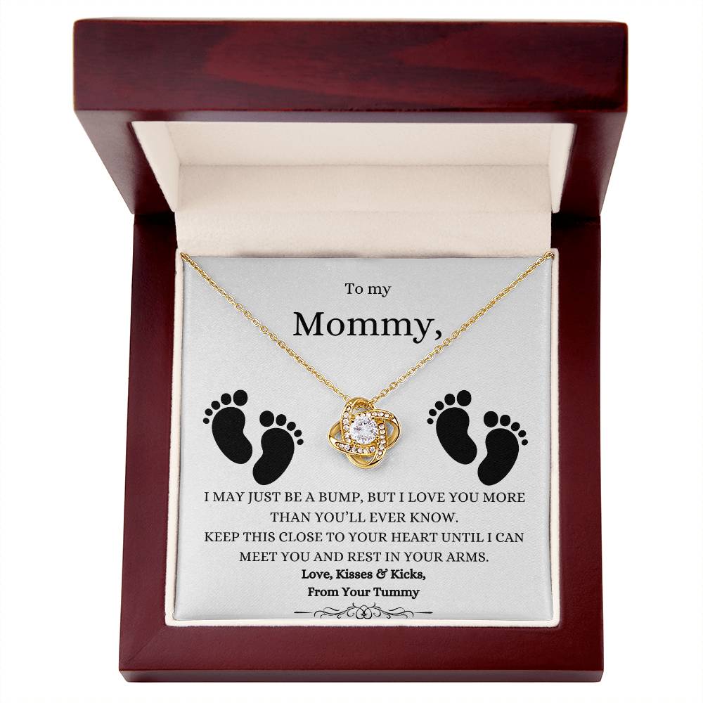 To My Mommy | From Your Tummy - Necklace WB