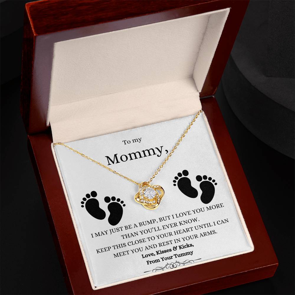 To My Mommy | From Your Tummy - Necklace WB