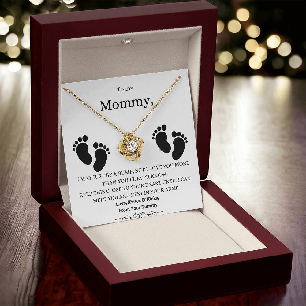 To My Mommy | From Your Tummy - Necklace WB