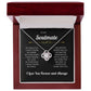 To My Soulmate | I Love You, Forever & Always - Love Knot Necklace