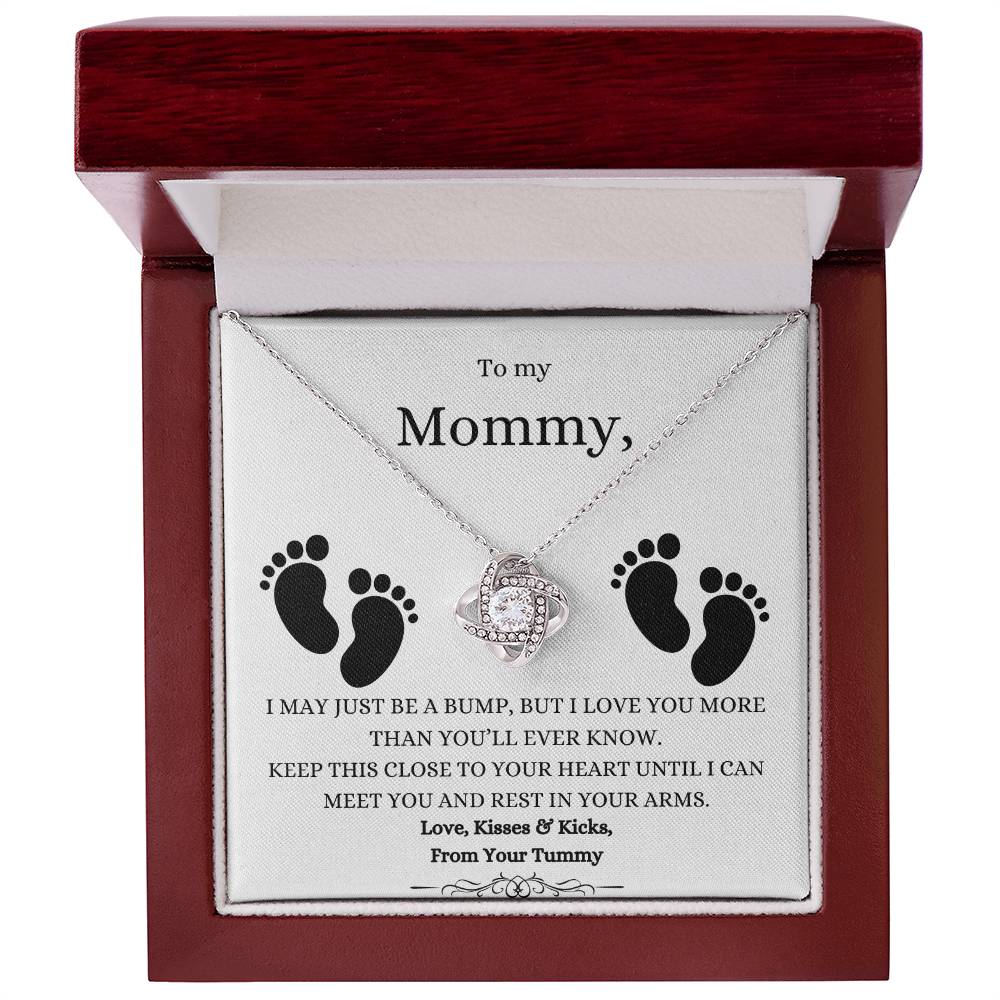 To My Mommy | From Your Tummy - Necklace WB