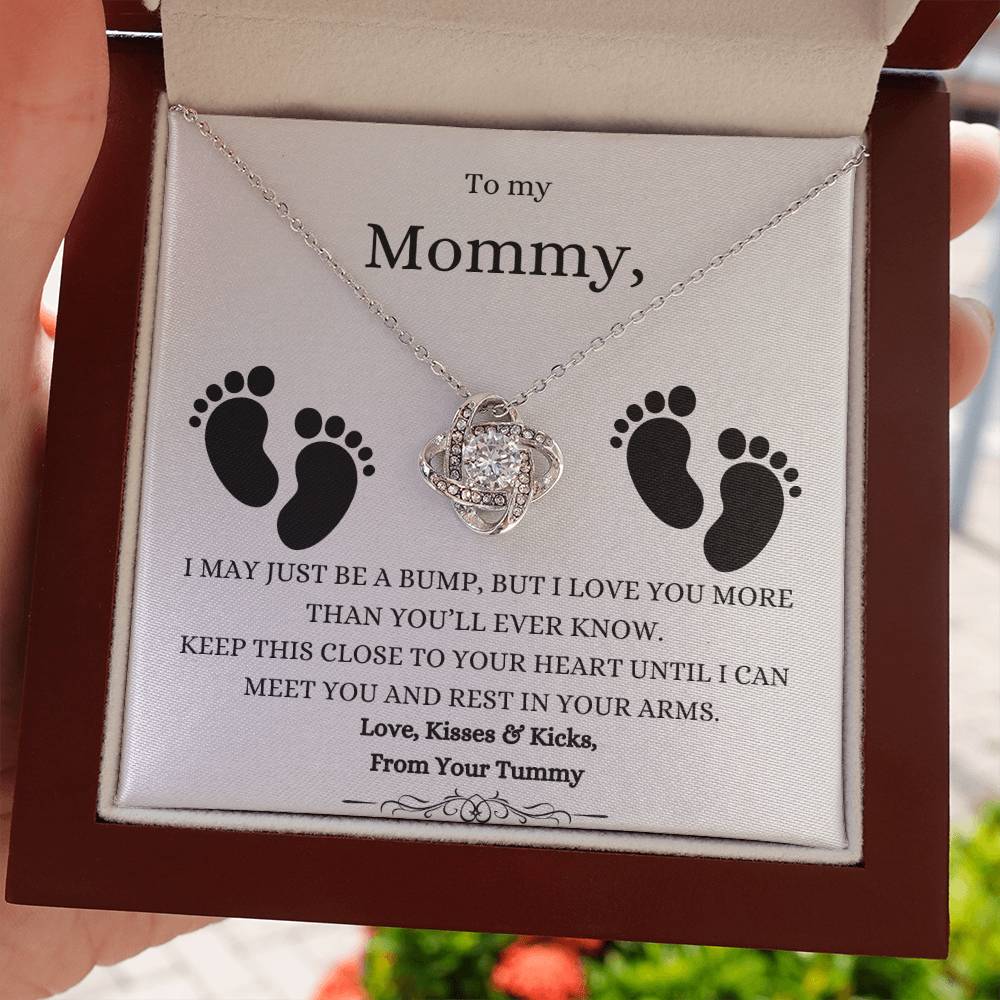 To My Mommy | From Your Tummy - Necklace WB