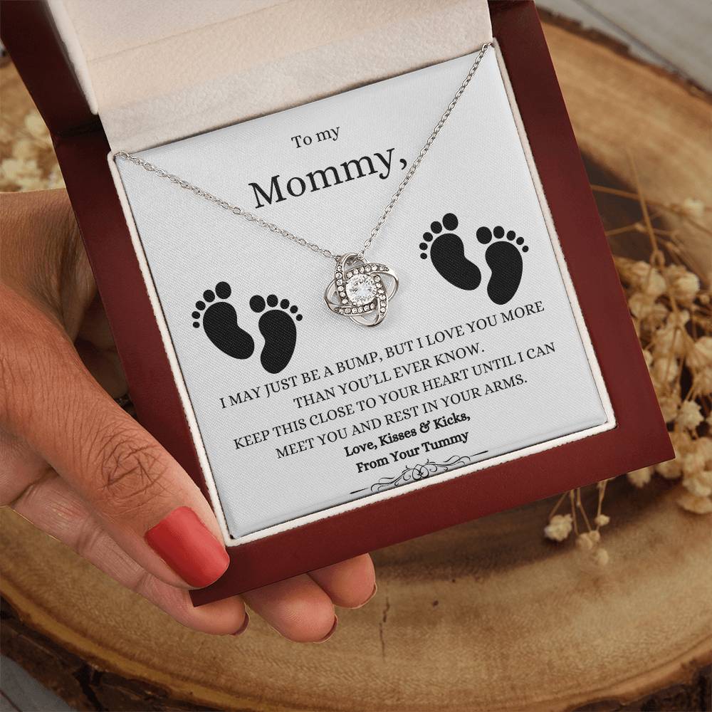 To My Mommy | From Your Tummy - Necklace WB