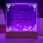 A Friend is One of the Nicest Things You Can Have | Square Acrylic Plaque!