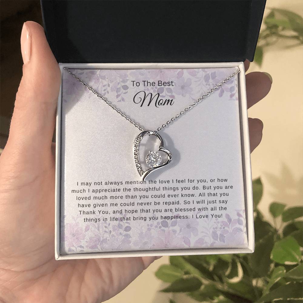 To The Best Mom |  I Love You - Necklace PWB