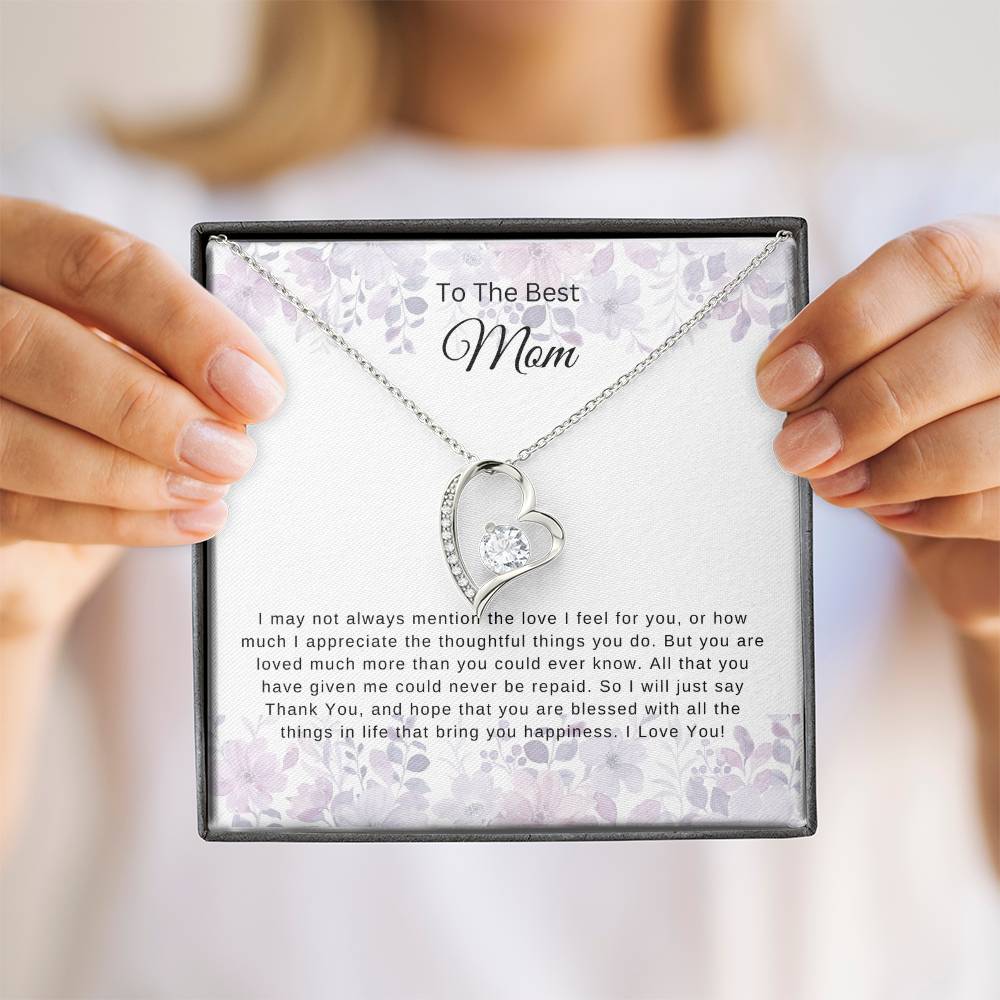 To The Best Mom |  I Love You - Necklace PWB