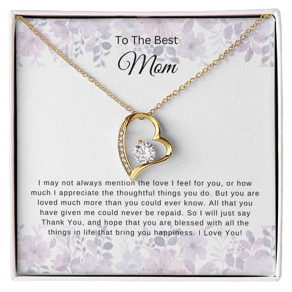 To The Best Mom |  I Love You - Necklace PWB