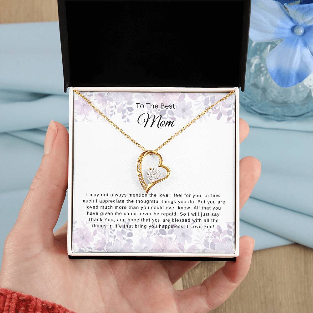 To The Best Mom |  I Love You - Necklace PWB