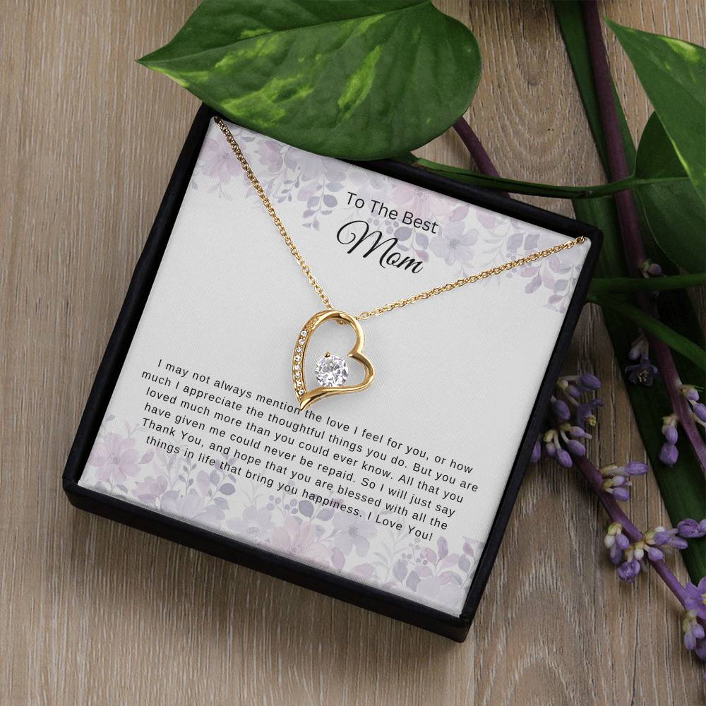 To The Best Mom |  I Love You - Necklace PWB