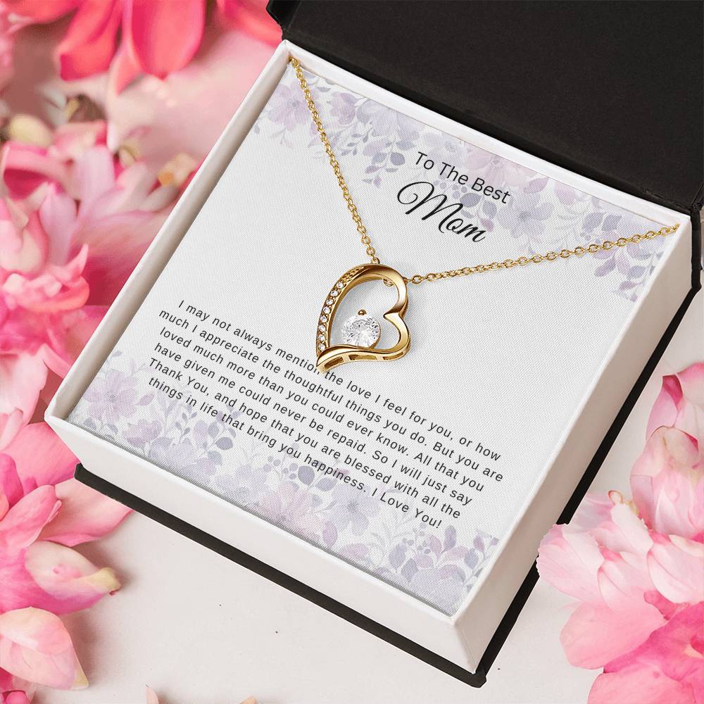 To The Best Mom |  I Love You - Necklace PWB