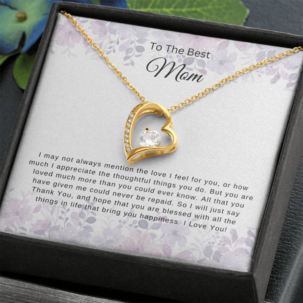 To The Best Mom |  I Love You - Necklace PWB