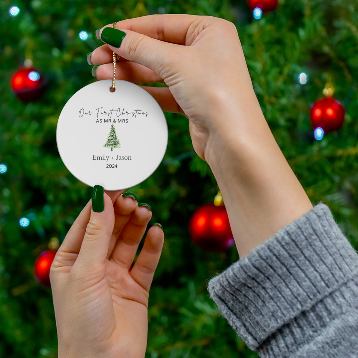 Christmas Ornament | Our First Christmas as Mr & Mrs