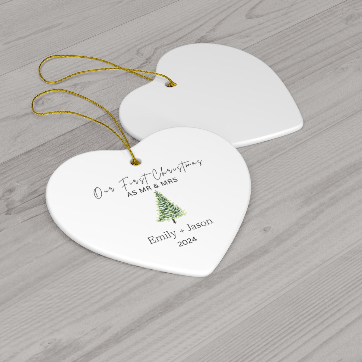 Christmas Ornament | Our First Christmas as Mr & Mrs