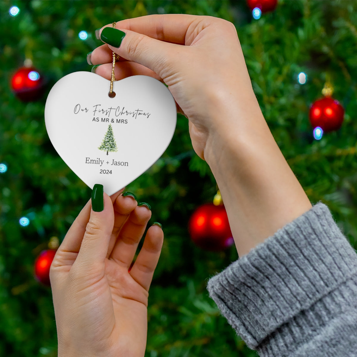 Christmas Ornament | Our First Christmas as Mr & Mrs