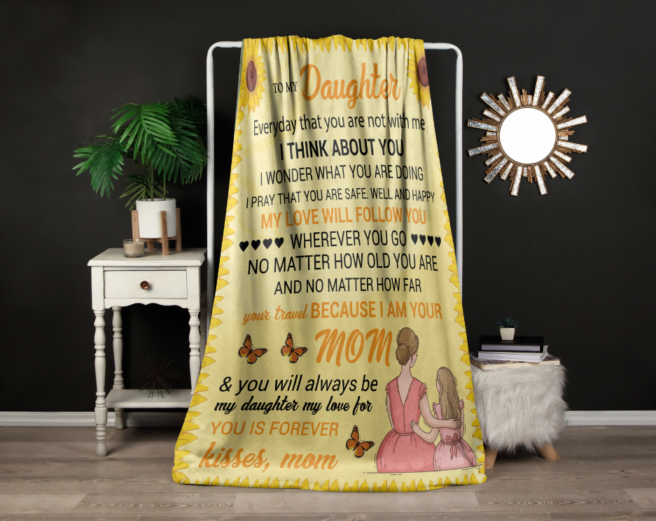 To My Daughter | I Think About You FLM Arctic Fleece Blanket 50x60